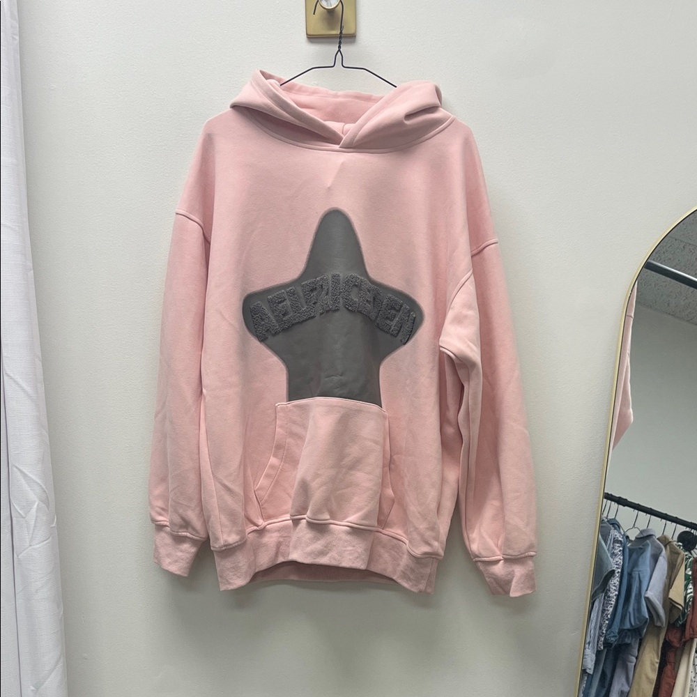 ELFRIC EDEN Vintage Embroidery Star Hoodie. sz small